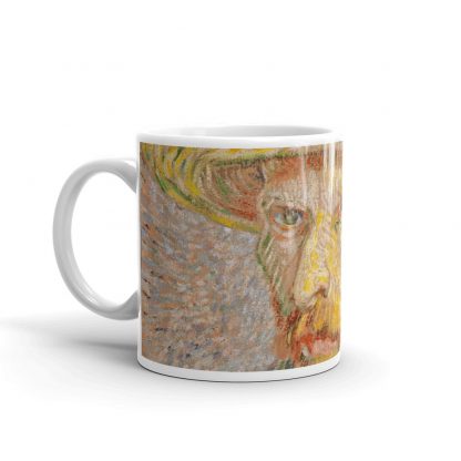 Taza Autorretrato con Sombrero de Paja, Vincent Van Gogh