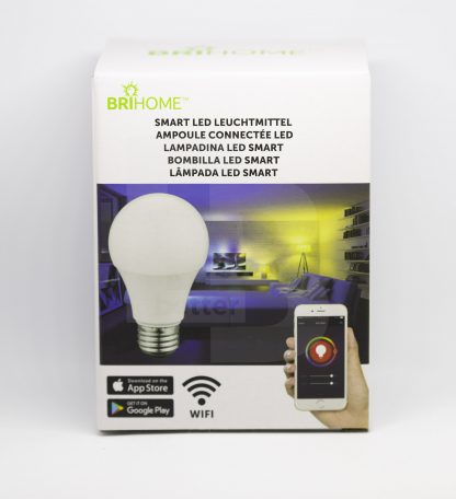 Bombilla LED Smart WiFi con colores seleccionables RGB