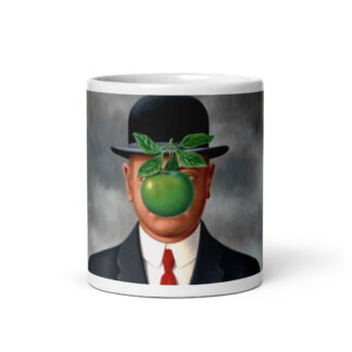 Taza “El hijo del hombre” – Inspirada en la obra de René Magritte