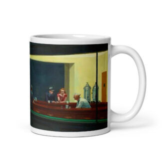 Taza “Noctámbulos” – Inspirada en la obra de Edward Hopper