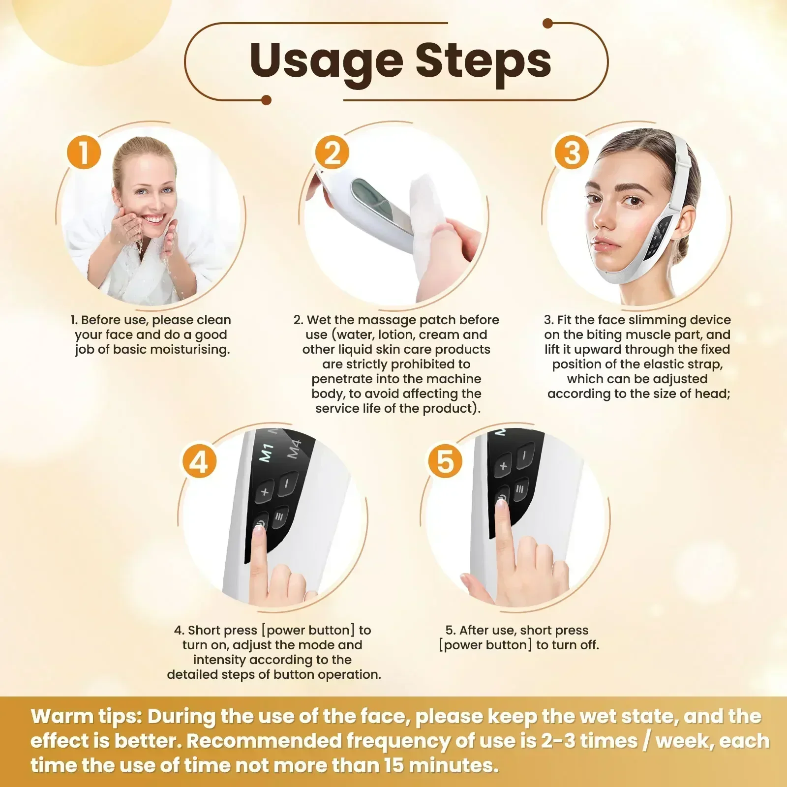 Dispositivo de Lifting Facial EMS | Microcorriente Reafirmante - Imagen 7