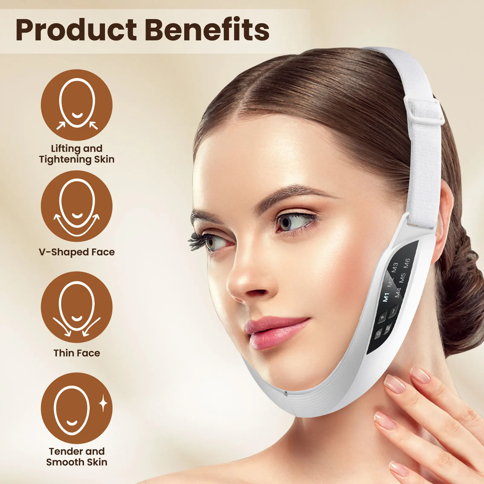 Dispositivo de Lifting Facial EMS | Microcorriente Reafirmante - Imagen 11