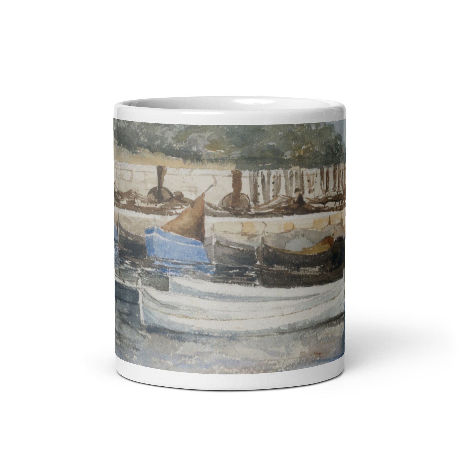 Boats by John Singer Sargent – Taza de Arte Clásico - Imagen 3