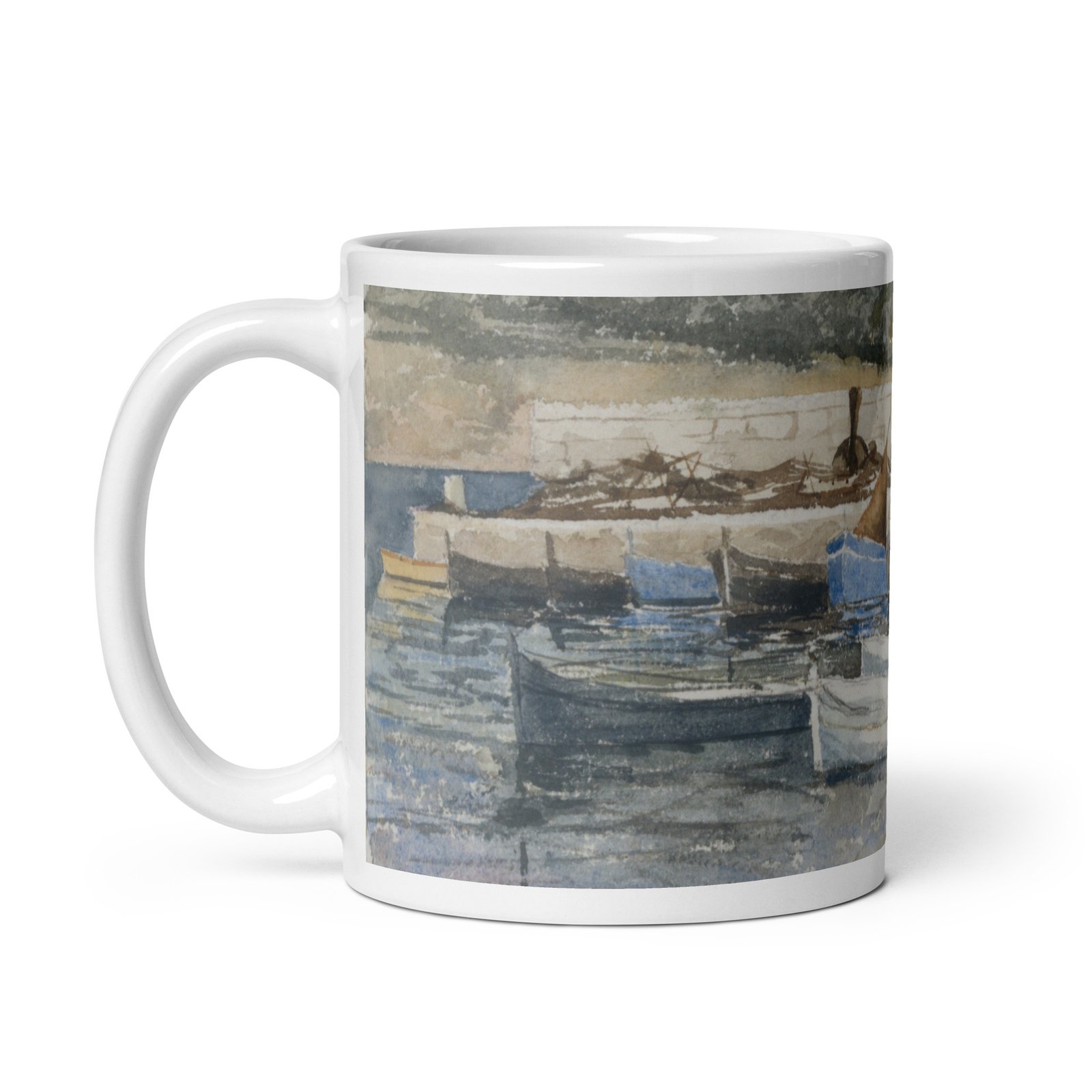 Boats by John Singer Sargent – Taza de Arte Clásico - Imagen 2