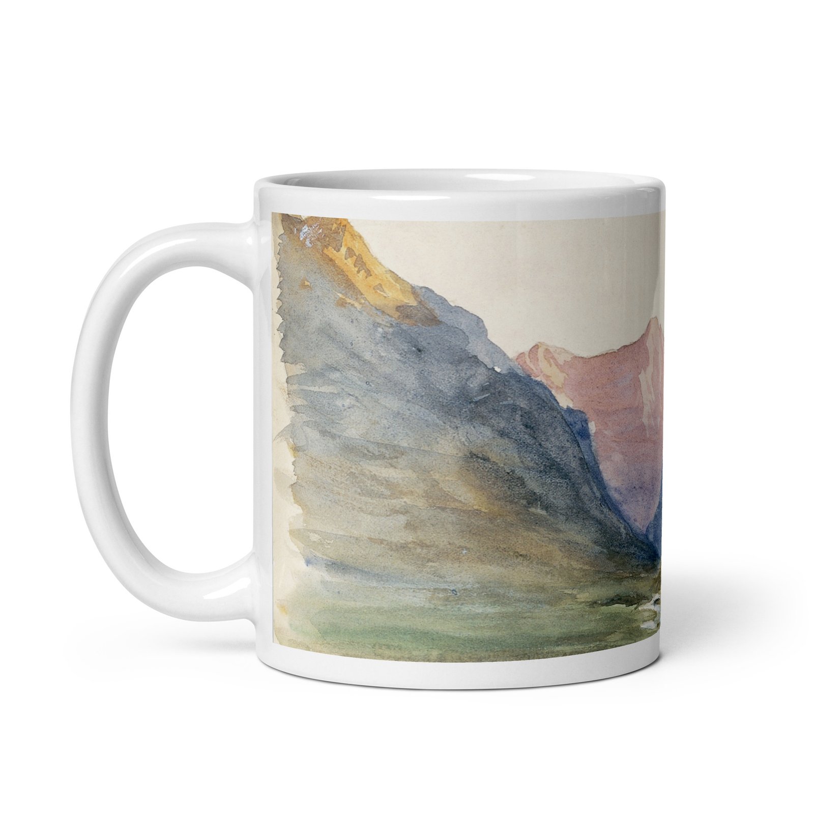 Mountain View at Bormio by John Singer – Taza de Arte - Imagen 3