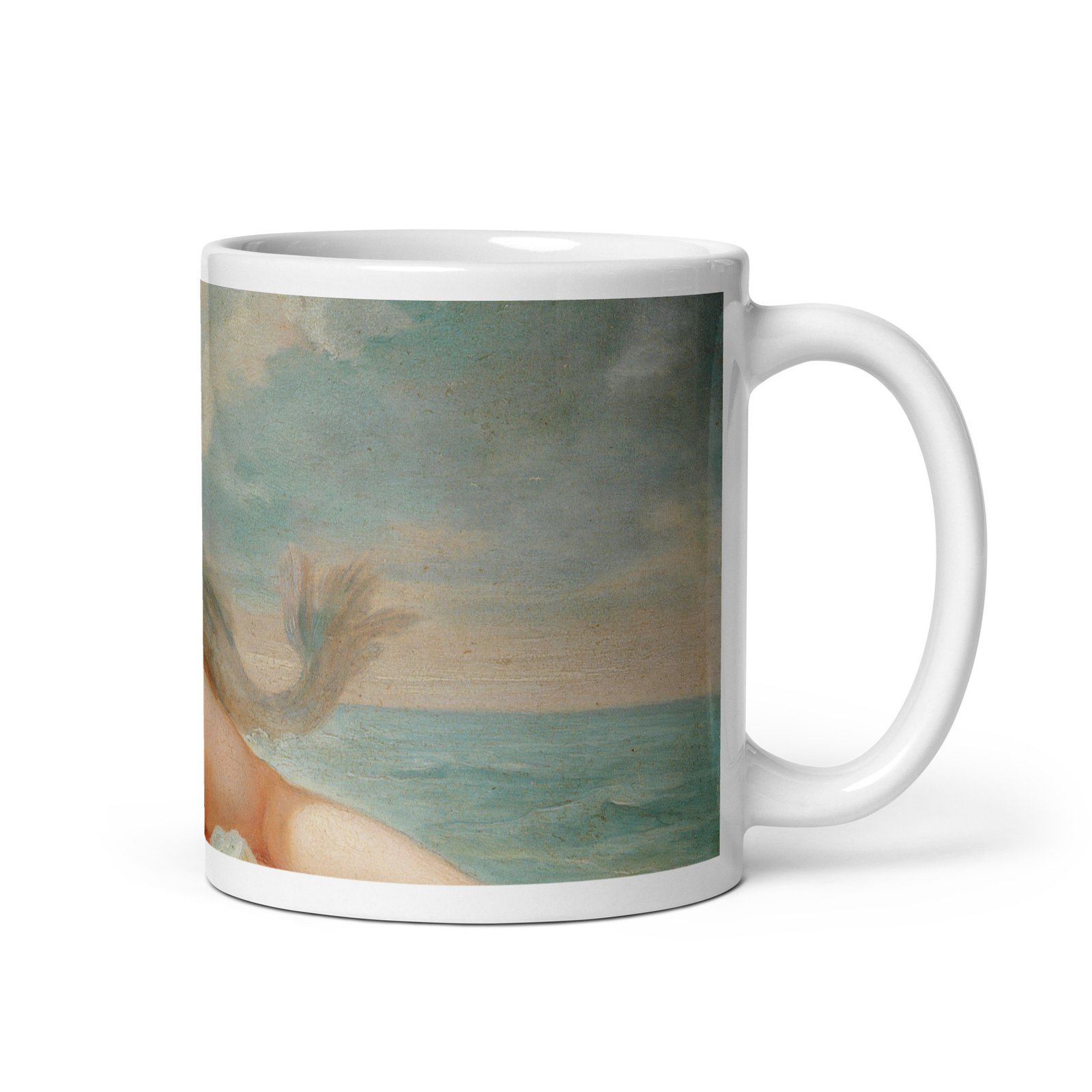 Taza artística Mujer junto al Mar – Arte clásico y rococó - Imagen 2